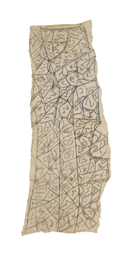 Mbuti Pygmy Painting on Bark Cloth
