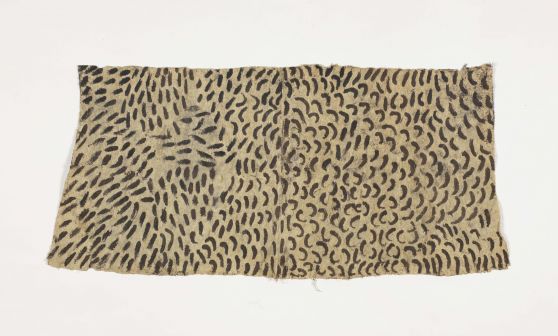 Mbuti Pygmy Painted Barkcloth