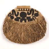 Mangbetu Negbe Woman's Ornament with Fiber Fringe
