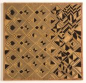 Kuba Shoowa Embroidery and Cut-Pile Panel