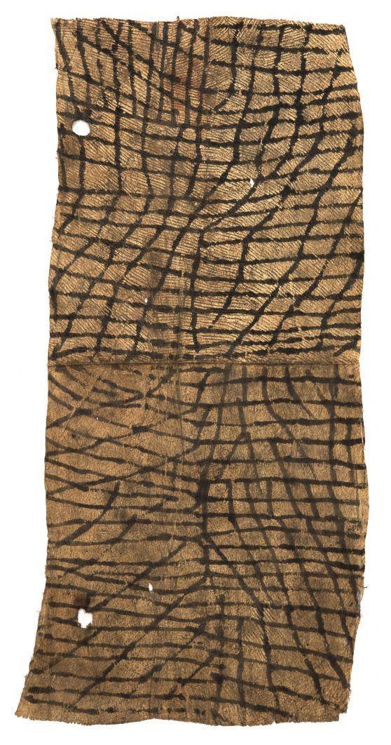 Mbuti Pygmy Drawing on bark cloth