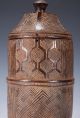 Kuba Wood Container for Tukula powder