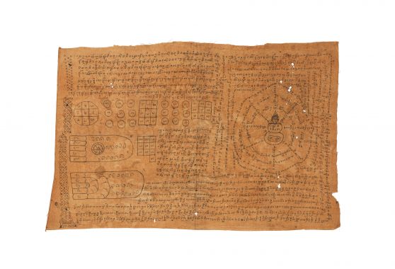 Shan States Magical Cloth with Text